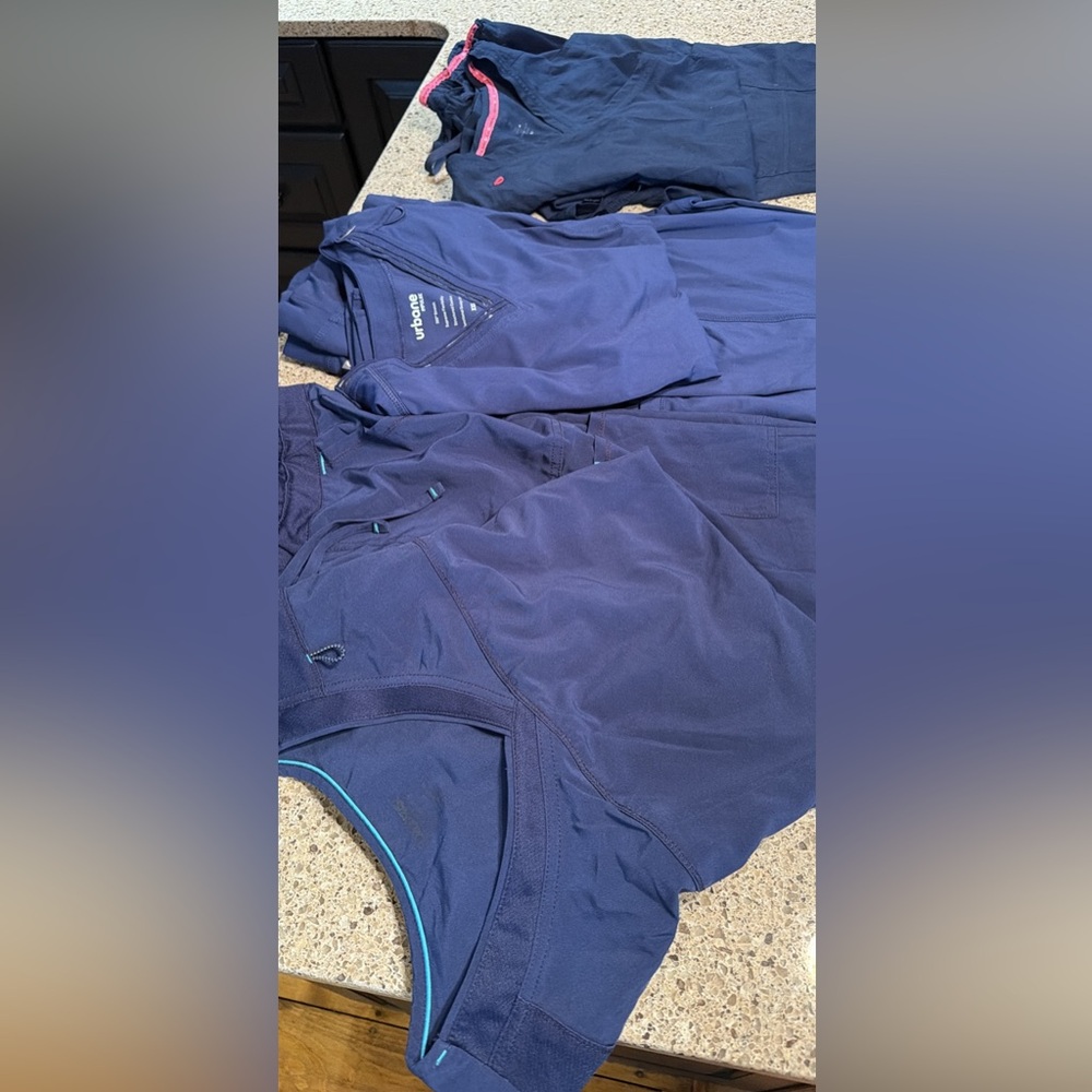 Urbane, Koi, Scrub Star Navy Scrub Sets